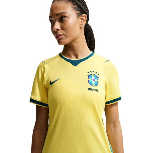 Camisa Brasil I 2026/27 Feminina - Amarela
