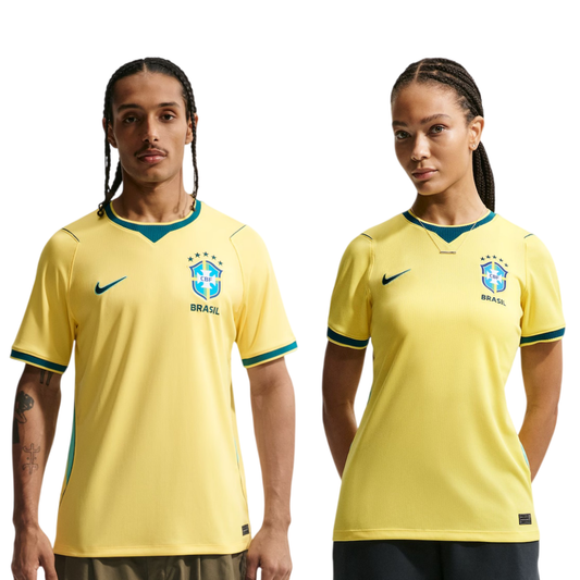 Kit Casal 2 Camisas Brasil Home 26/27 - Torcedor