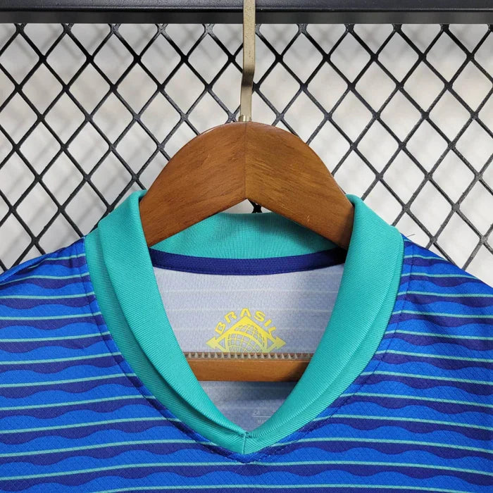 Conjunto Infantil Brasil Away 24/25
